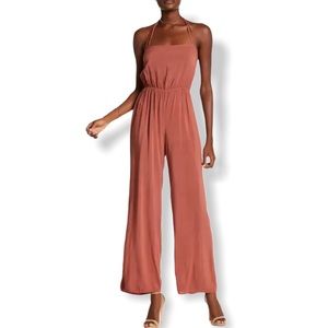 NYTT Halter Jumpsuit Rust Color